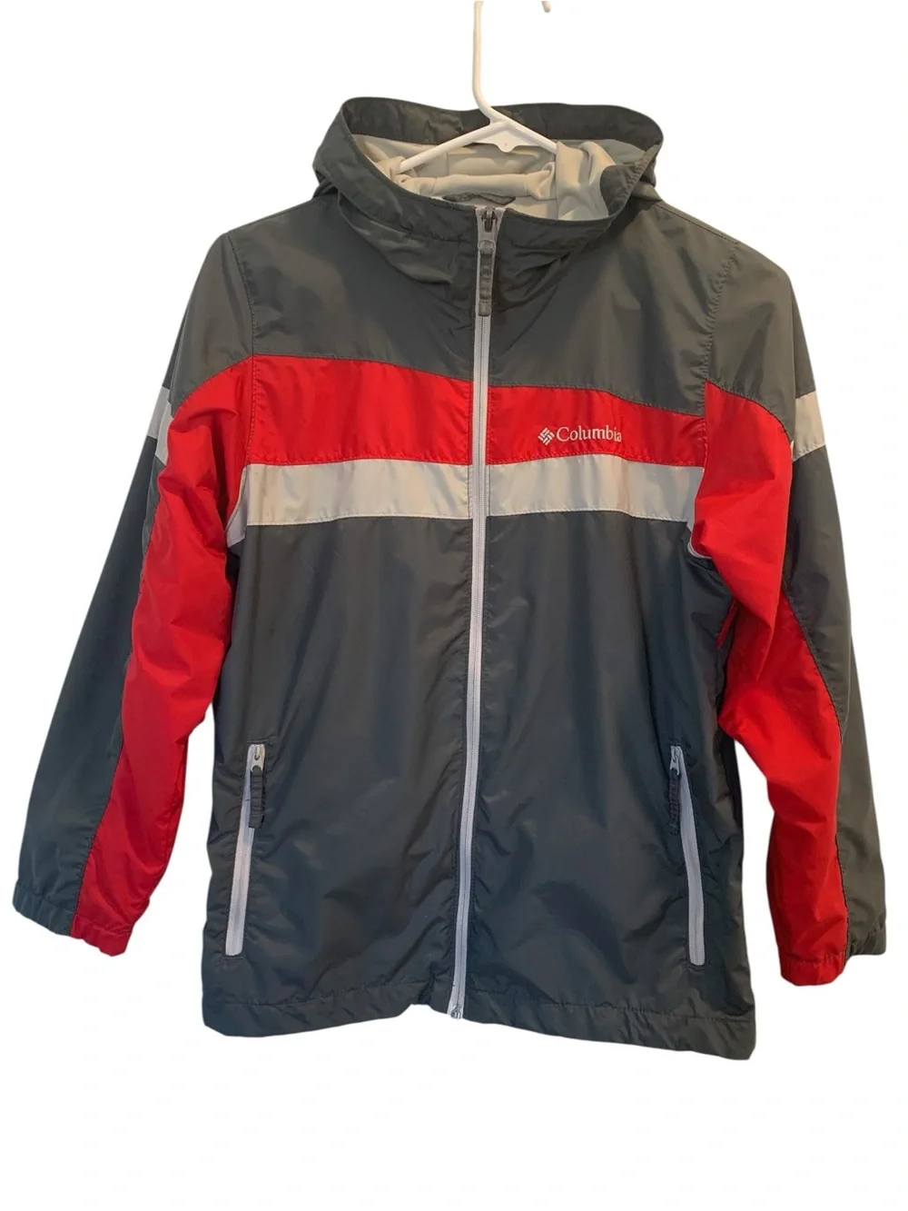 Columbia Hoodie Jacket Windbreaker Youth Size 10/12